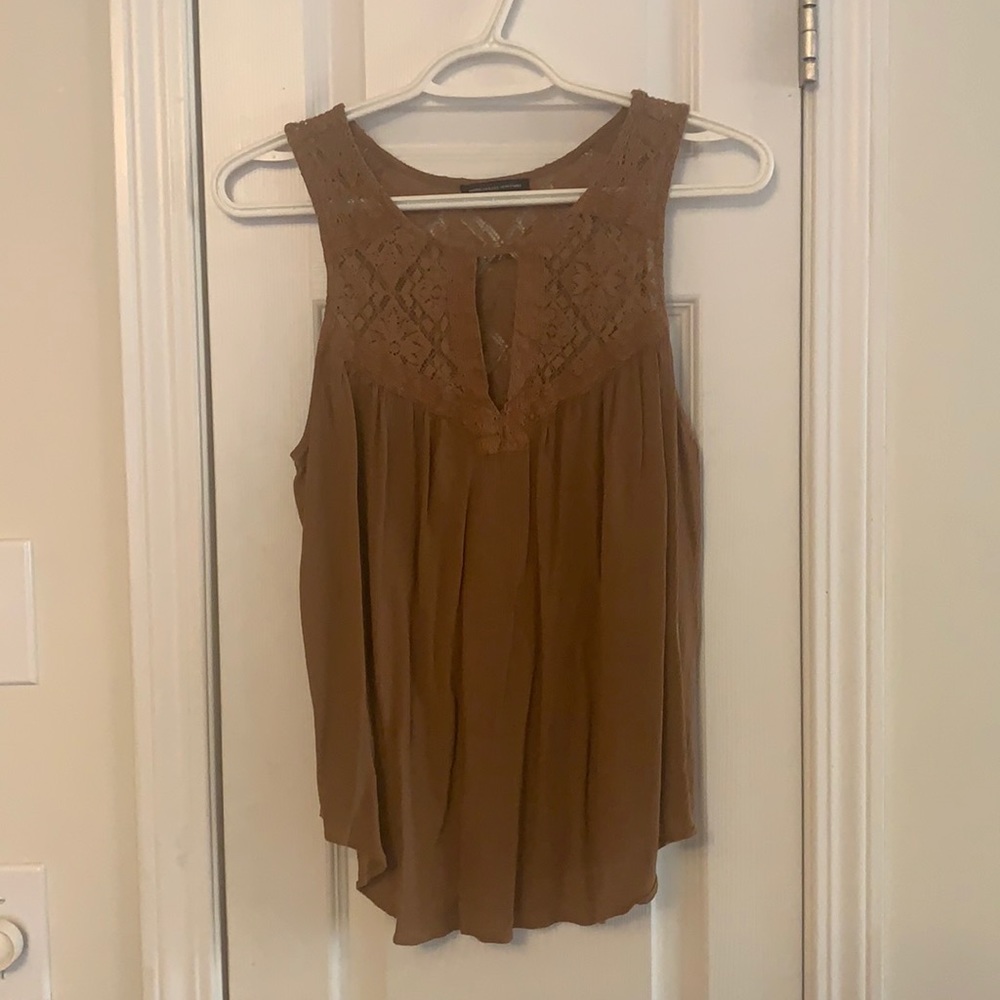 Flowy brown Tank top